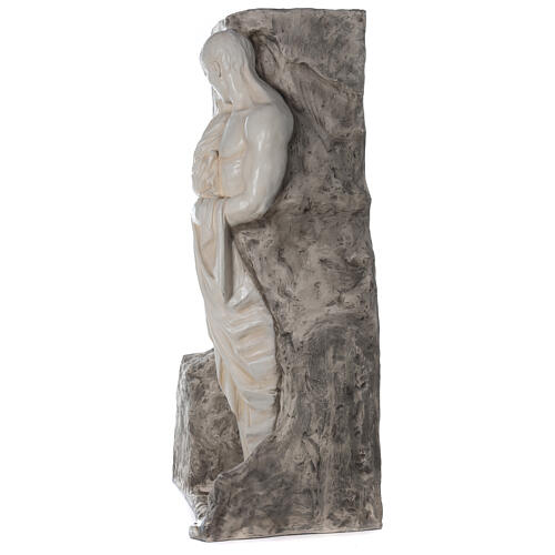 Statue Paternité fibre de verre 160 cm finition blanche 7