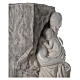 Estátua Paternidade fibra de vidro 160 cm acabamento branco s6