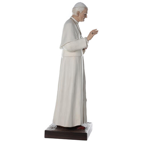 Fiberglass statue of Pope John Paul II with glass eyes 170 cm 8