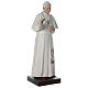 Fiberglass statue of Pope John Paul II with glass eyes 170 cm s4