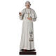 Statue Pape Jean-Paul II yeux en verre 170 cm fibre de verre s1