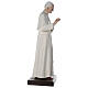 Statue Pape Jean-Paul II yeux en verre 170 cm fibre de verre s8