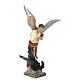 Saint Michael with sword and shield, fiberglass statue with glass eyes, 110 cm s7