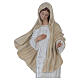 Our Lady of Medjugorje, fiberglass statue with glass eyes, 130 cm s6