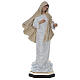 Our Lady of Medjugorje statue in fiberglass 130 cm glass eyes s1