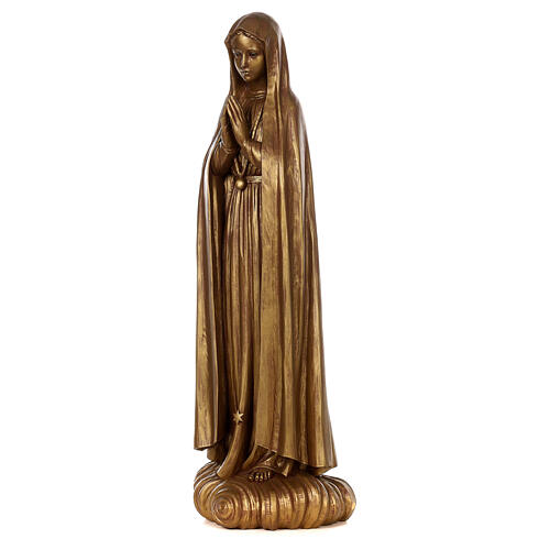 Our Lady of Fatima 100x30x30 cm fiberglass statue 3
