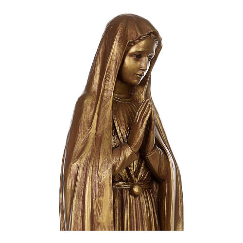Virgen de Fátima 100x30x30 cm fibra de vidrio 4