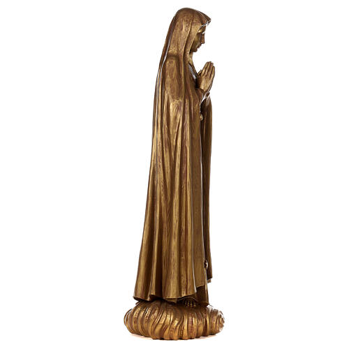 Nossa Senhora de Fátima 100x30x30 cm fibra de vidro 5