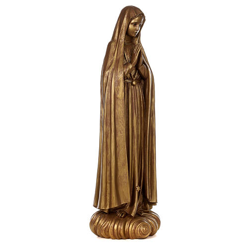 Nossa Senhora de Fátima 100x30x30 cm fibra de vidro 7