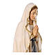 Our Lady of Lourdes 100x35x30 cm painted fiberglass s4