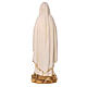 Virgen de Lourdes 100x35x30 cm fibra de vidrio coloreada s7