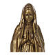 Gottesmutter von Lourdes, 80x25x25 cm, Glasfaserkunststoff, Bronze-Finish s4