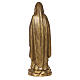 Gottesmutter von Lourdes, 80x25x25 cm, Glasfaserkunststoff, Bronze-Finish s7