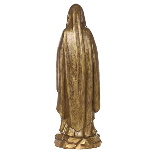 Madonna di Lourdes in vetroresina 80x25x25 cm 7