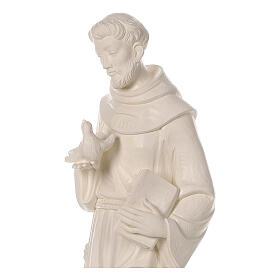 St Francis statue in fiberglass 80x25x20 cm