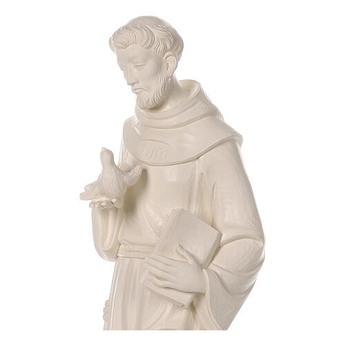 St Francis statue in fiberglass 80x25x20 cm 2