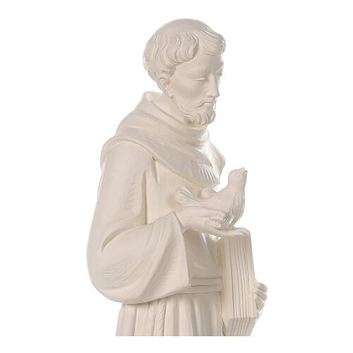 St Francis statue in fiberglass 80x25x20 cm 4