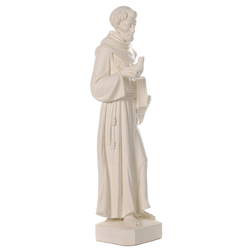 St Francis statue in fiberglass 80x25x20 cm 5
