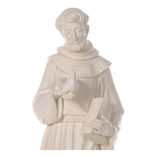 St Francis statue in fiberglass 80x25x20 cm 6