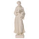 St Francis statue in fiberglass 80x25x20 cm s1