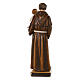 St Anthony of Padua statue with baby Jesus in fiberglass 80x30x20 cm s7