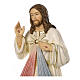 Barmherziger Jesus, 80x30x30 cm, Glasfaserkunststoff, koloriert s2