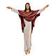 Cristo Rei de parede fibra de vidro colorido 60x45x10 cm s1