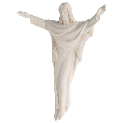 Christus König, 90x65x25 cm, Glasfaserkunststoff, weiß, zur Wandbefestigung 4