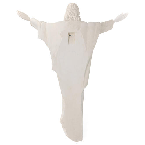 Christus König, 90x65x25 cm, Glasfaserkunststoff, weiß, zur Wandbefestigung 5