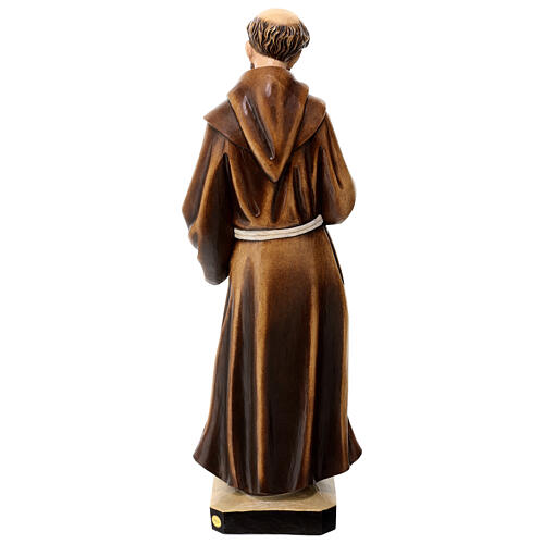 Saint Francis fiberglass statue colored 60x20x15 cm 6
