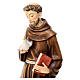 Saint Francis fiberglass statue colored 60x20x15 cm s2