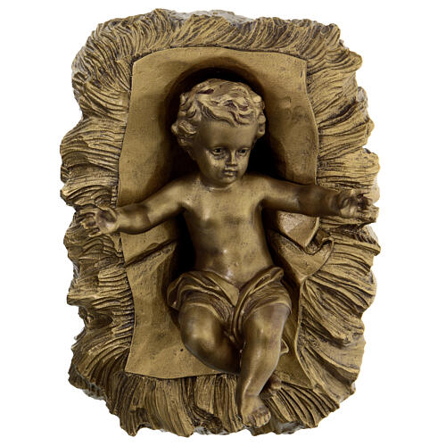 Sagrada Família fibra de vidro efeito bronze 60 cm 5