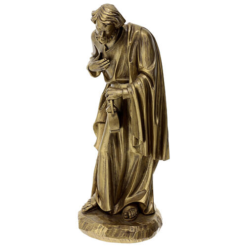 Sagrada Família fibra de vidro efeito bronze 60 cm 8