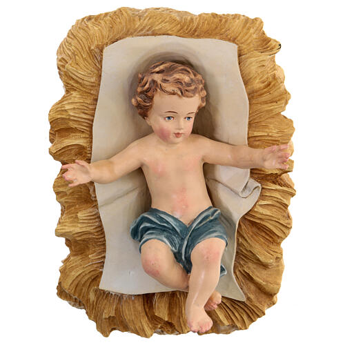Sacra Famiglia vetroresina 60 cm colorata 4