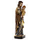 Saint Joseph avec lys et Enfant Jésus fibre de verre 80x30x20 cm s6