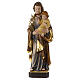 Saint Joseph with Lily and Child in fiberglass 80x30x20 cm s1