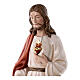 Sacred Heart of Jesus statue 75x25x20 cm in fiberglass s2