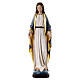 Immaculate Mary statue in colored fiberglass 80x25x15 cm s1