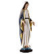 Immaculate Mary statue in colored fiberglass 80x25x15 cm s5