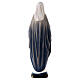 Immaculate Mary statue in colored fiberglass 80x25x15 cm s6