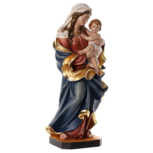 Virgin Mary of the Heart statue colored fiberglass 100x45x35 cm 5