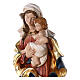 Virgin Mary of the Heart statue colored fiberglass 100x45x35 cm s2