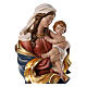 Virgin Mary of the Heart statue colored fiberglass 100x45x35 cm s4