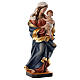 Virgin Mary of the Heart statue colored fiberglass 100x45x35 cm s5