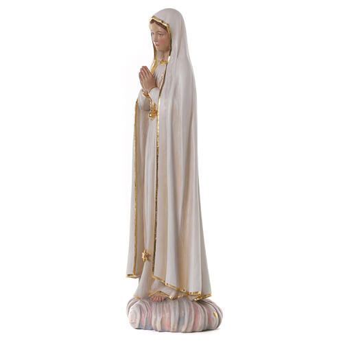 Our Lady of Fatima statue colored fiberglass 80x25x25 cm 3