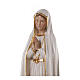 Our Lady of Fatima statue colored fiberglass 80x25x25 cm s2
