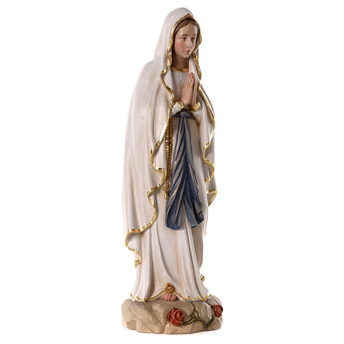 Virgen de Lourdes 80x25x25 cm fibra de vidrio 5