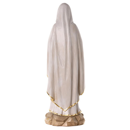 Virgen de Lourdes 80x25x25 cm fibra de vidrio 8
