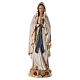 Virgen de Lourdes 80x25x25 cm fibra de vidrio s1