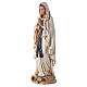 Virgen de Lourdes 80x25x25 cm fibra de vidrio s3